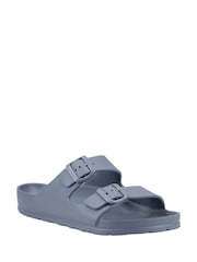 Hush Puppies Grey Lenny Mule Sandals - Image 2 of 4
