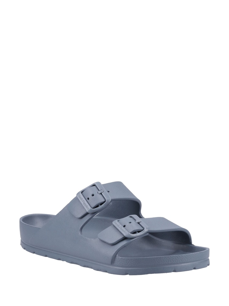 Hush Puppies Grey Lenny Mule Sandals - Image 2 of 4
