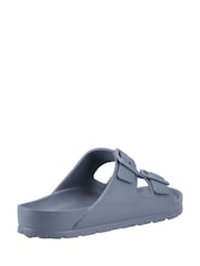 Hush Puppies Grey Lenny Mule Sandals - Image 3 of 4