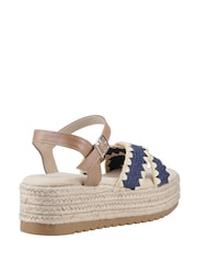 Hush Puppies Jemma Espadrille Black Sandals - Image 3 of 4