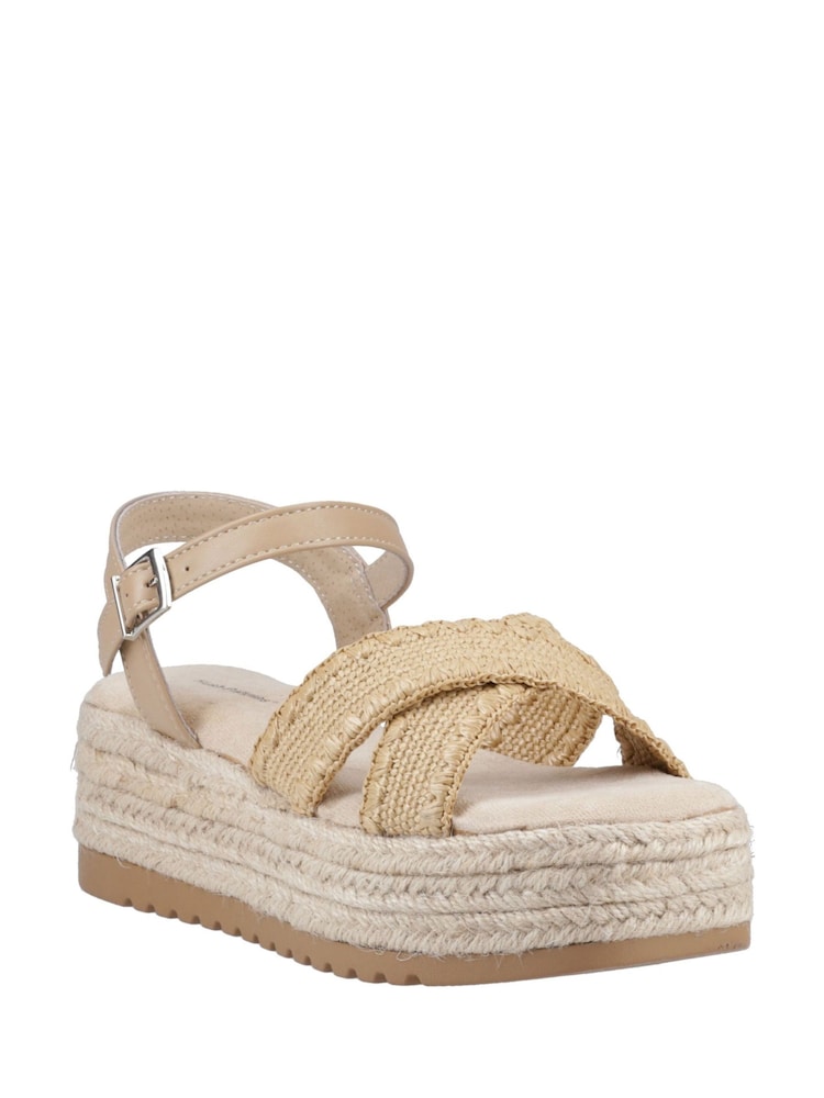 Hush Puppies Jemma Espadrille Black Sandals - Image 2 of 4
