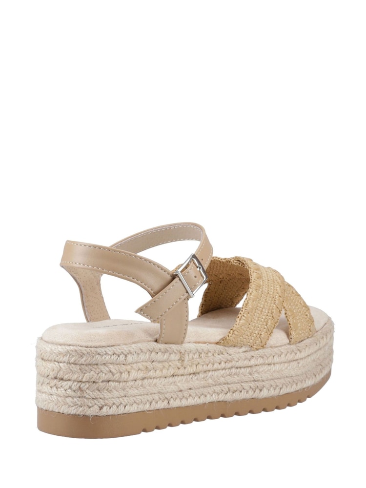 Hush Puppies Jemma Espadrille Black Sandals - Image 3 of 4