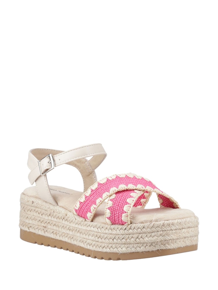 Hush Puppies Jemma Espadrille Black Sandals - Image 2 of 4