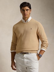 Polo Ralph Lauren Brown Long Sleeve Pullover Cotton Jumper - Image 1 of 5