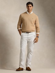 Polo Ralph Lauren Brown Long Sleeve Pullover Cotton Jumper - Image 3 of 5