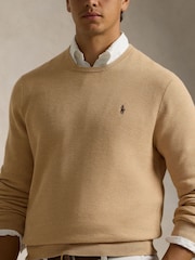 Polo Ralph Lauren Brown Long Sleeve Pullover Cotton Jumper - Image 4 of 5