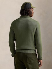 Polo Ralph Lauren Green Long Sleeve Pullover Cotton Jumper - Image 2 of 5