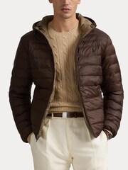 Polo Ralph Lauren Brown Terra Insulated Brown Bomber Jacket - Image 8 of 9