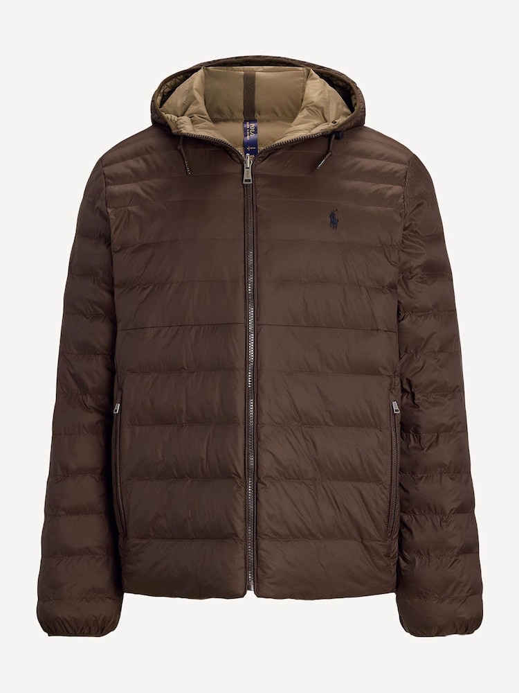 Polo Ralph Lauren Brown Terra Insulated Brown Bomber Jacket - Image 9 of 9