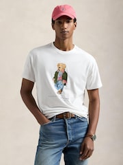 Polo Ralph Lauren White Short Sleeve Cotton T-Shirt - Image 1 of 4