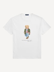 Polo Ralph Lauren White Short Sleeve Cotton T-Shirt - Image 9 of 9