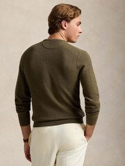 Polo Ralph Lauren Green Long Sleeve Pullover Cotton Jumper - Image 2 of 7