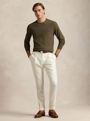 Polo Ralph Lauren Green Long Sleeve Pullover Cotton Jumper - Image 2 of 4