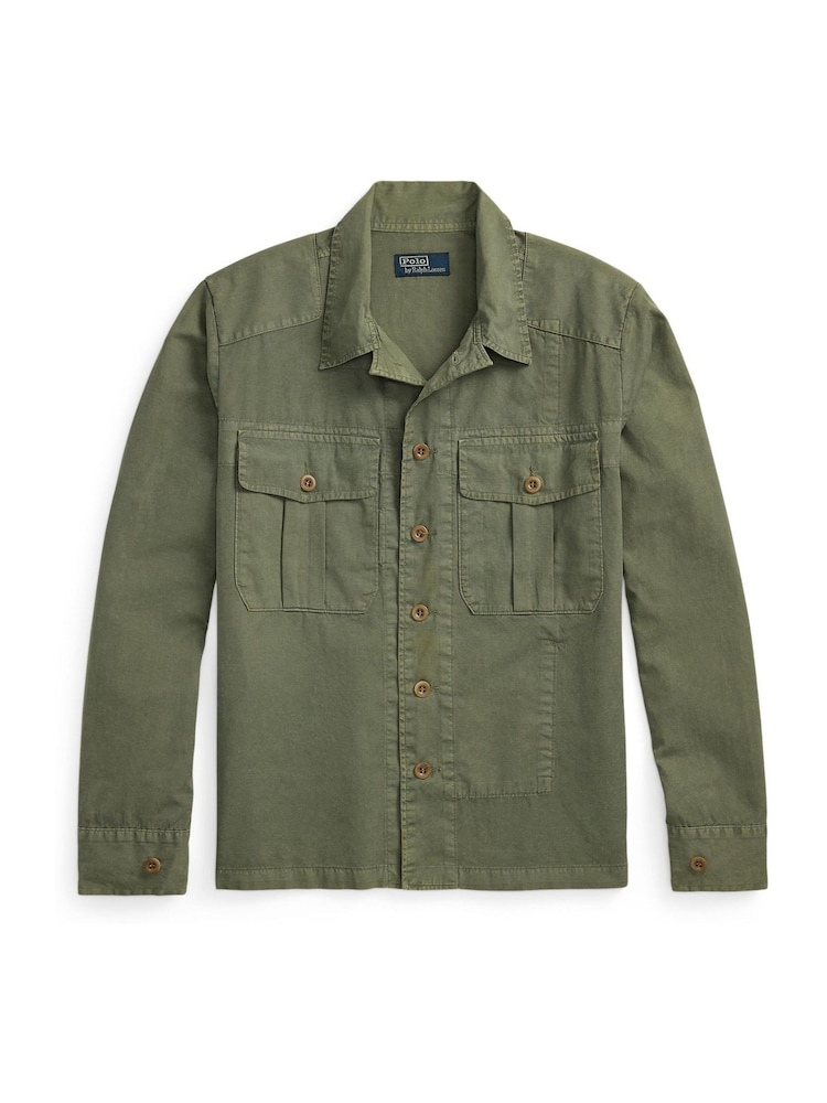 Polo Ralph Lauren Green Travers Long Sleeve Sport Cotton Jacket - Image 6 of 6