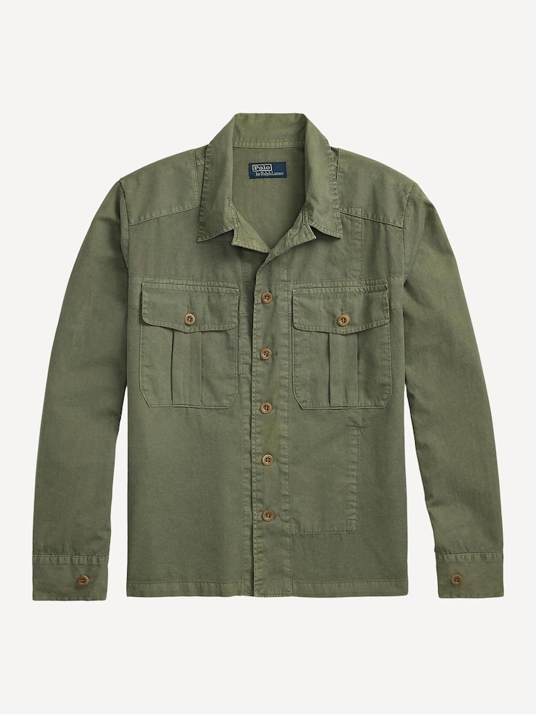 Polo Ralph Lauren Green Travers Long Sleeve Sport Cotton Jacket - Image 9 of 9