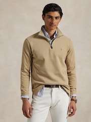 Polo Ralph Lauren Cream Long Sleeve Knit Sweatshirt - Image 1 of 4
