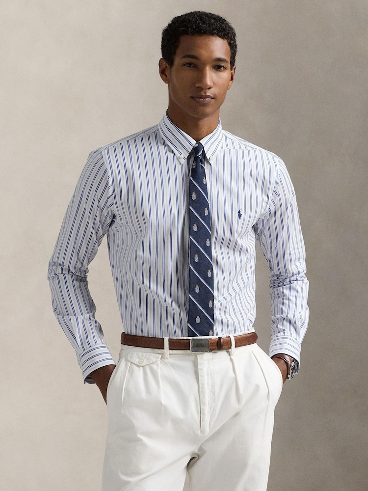 Polo Ralph Lauren Blue Long Sleeve Sport Shirt - Image 1 of 4