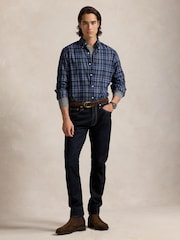 Polo Ralph Lauren Blue Long Sleeve Sport Shirt - Image 2 of 4