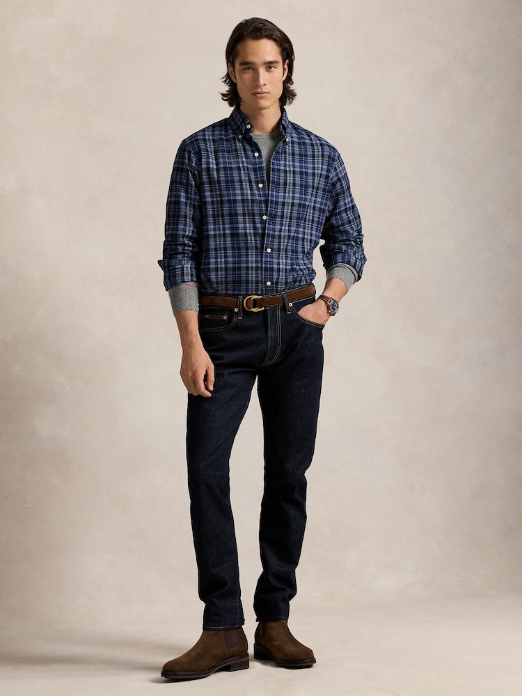 Polo Ralph Lauren Blue Long Sleeve Sport Shirt - Image 2 of 4