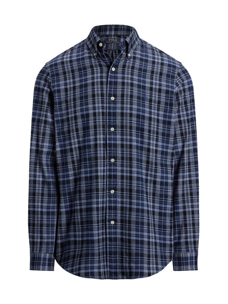 Polo Ralph Lauren Blue Long Sleeve Sport Shirt - Image 4 of 4