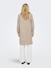 ONLY Natural Soft Feel Mid Length Light Coat - Image 4 of 7