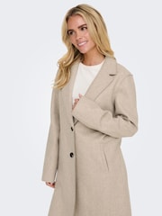 ONLY Natural Soft Feel Mid Length Light Coat - Image 5 of 7