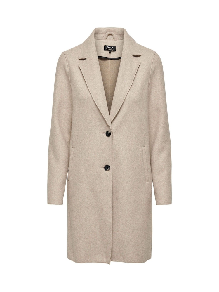 ONLY Natural Soft Feel Mid Length Light Coat - Image 7 of 7