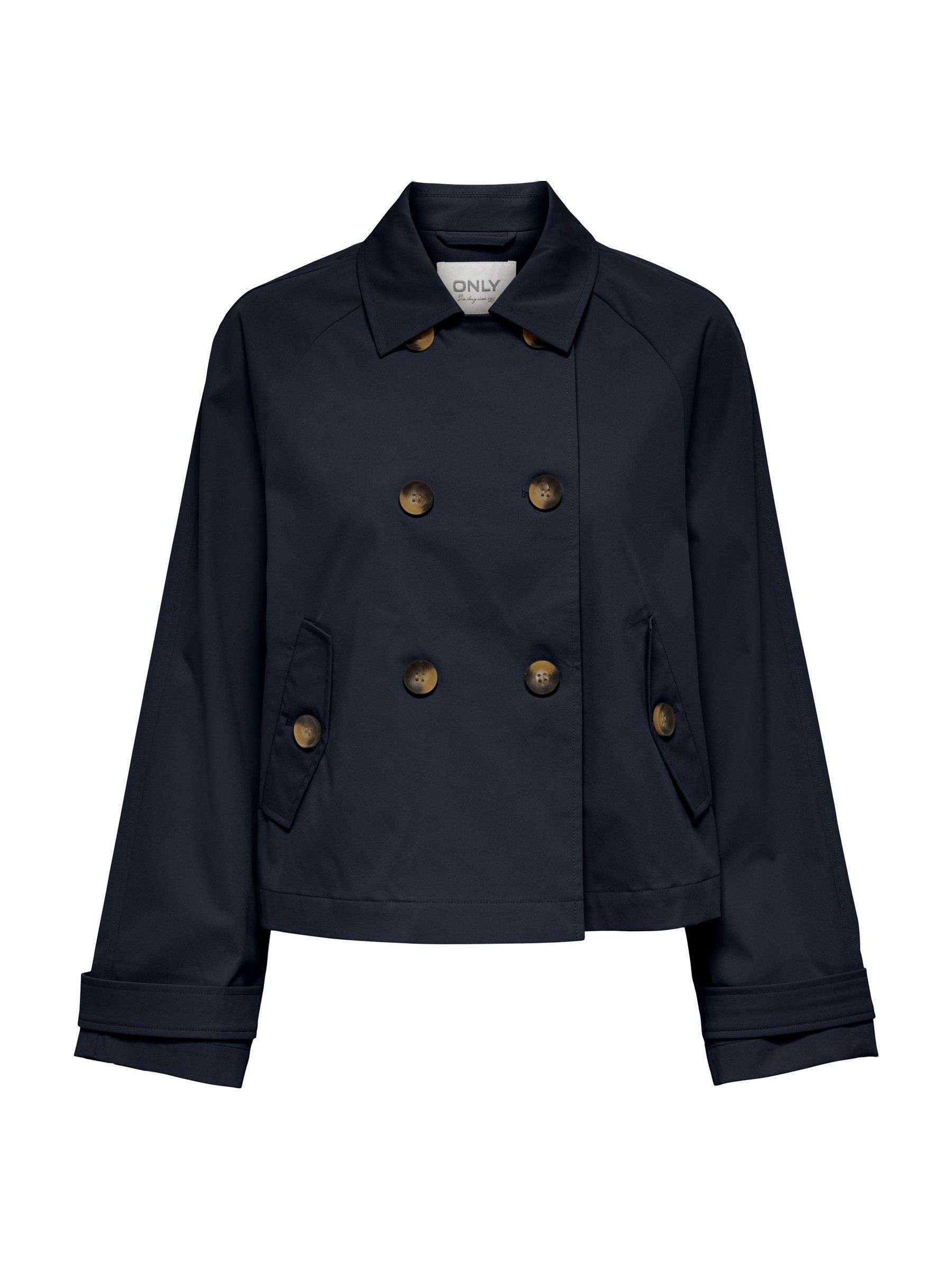 【RECTO】 WIDE FIT SHORT TRENCH COAT RECTO. Short Trench Coat in Natural | Lyst