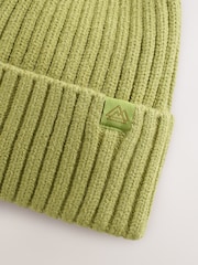 Citrine Yellow Knitted Beanie Hat (1-16yrs) - Image 2 of 3
