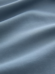Blue Regular Fit Short Sleeve Tipped Polo Shirt - Image 6 of 7