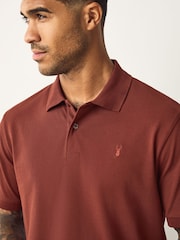 Ferrugem vermelha - Ajuste regular - Camisa polo piqué de manga curta - Imagem 4 de 6