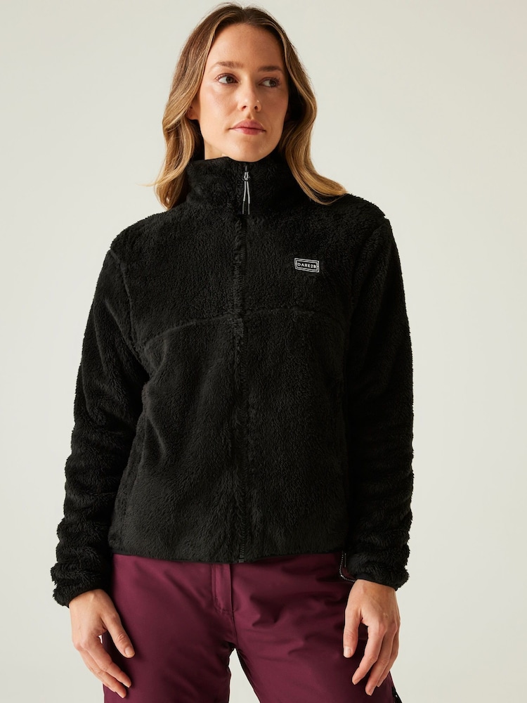 Dare 2b Gnarly Relaxed Fit Black Fleece - Image 1 of 9