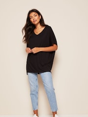 Friends Like These Black Short Sleeve Tunic - Image 3 of 4