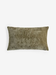 Green 50 x 30cm Tufted Leaf Cushion - Image 4 of 5