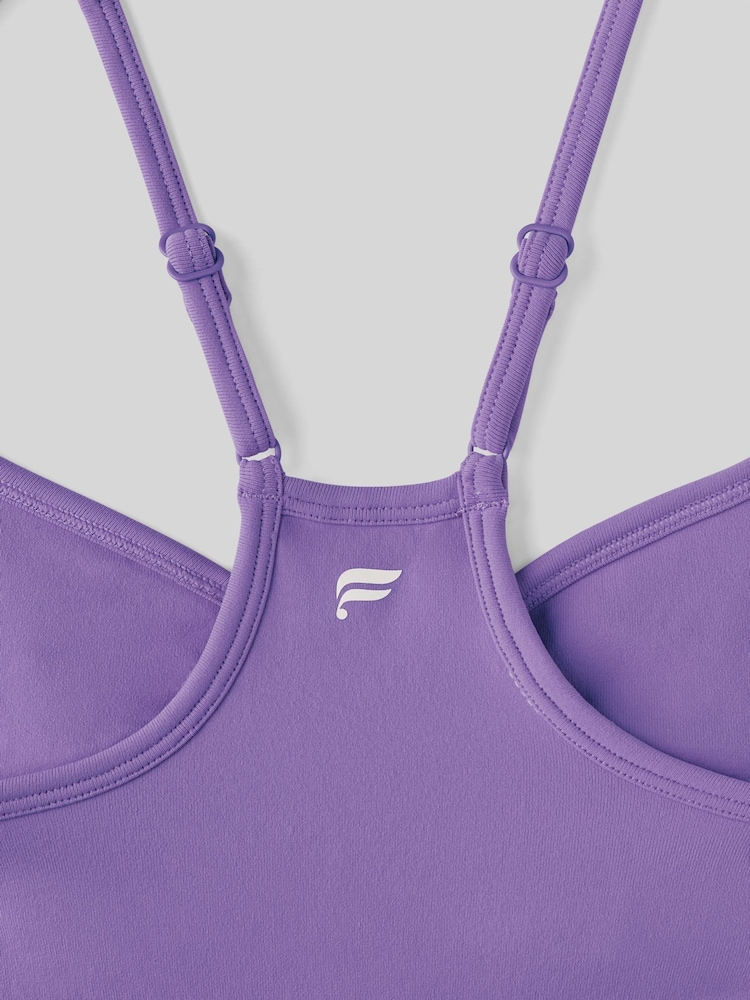 Fabletics Purple Sleek Seamless Low Impact Bra - Image 4 of 4