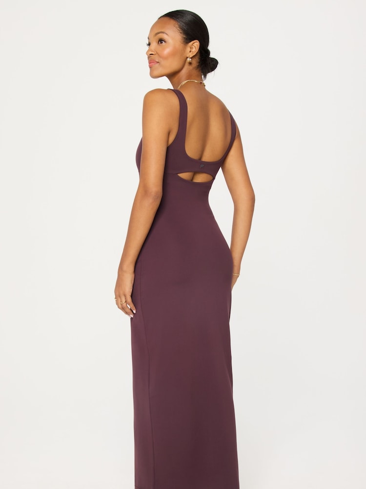 Fabletics Red Pureluxe Maxi Dress - Image 2 of 3