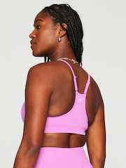 Fabletics Pink Sleek Seamless Low Impact Bra - Image 2 of 5