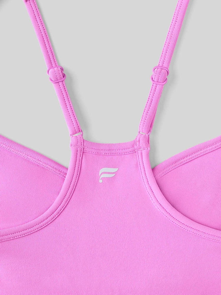 Fabletics Pink Sleek Seamless Low Impact Bra - Image 5 of 5