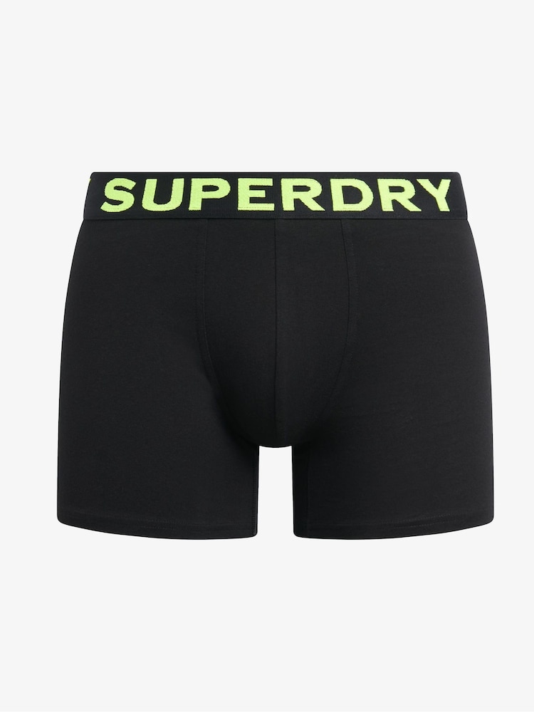 Superdry Grey Boxers 3 Pack - Image 4 of 6