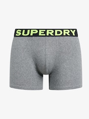 Superdry Grey Boxers 3 Pack - Image 5 of 6