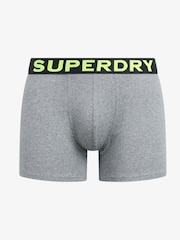 Superdry Grey Boxers 3 Pack - Image 6 of 6