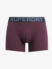Superdry Blue Boxers 3 Pack - Image 2 of 8