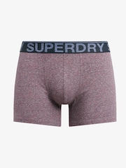 Superdry Blue Boxers 3 Pack - Image 4 of 8