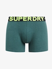 Superdry Green Boxers 3 Pack - Image 4 of 6