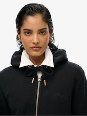 Superdry Black Essential Logo Zip Hoodie - Image 3 of 3