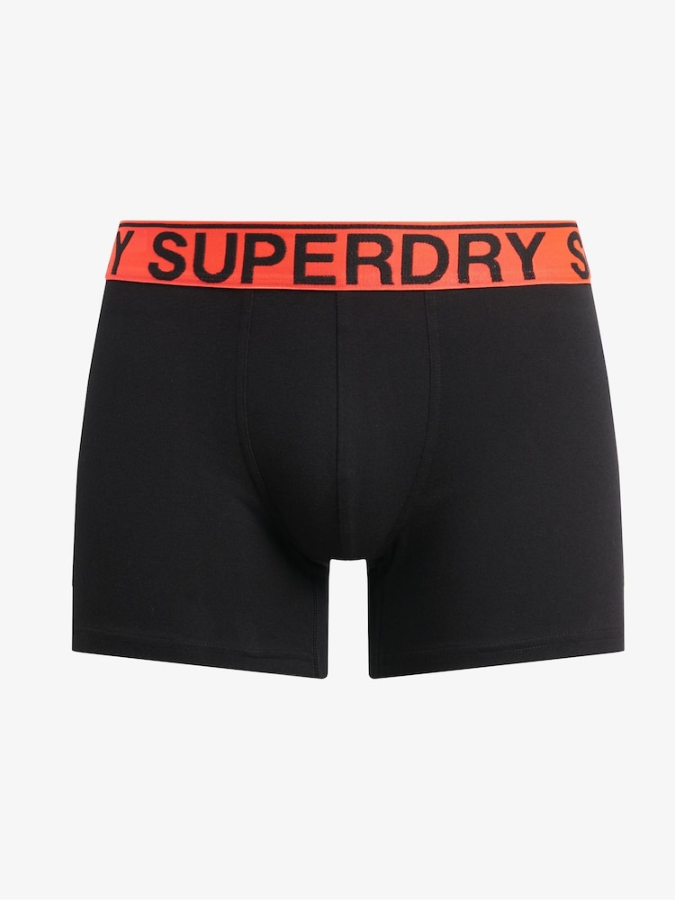 Superdry Green Boxers 3 Pack - Image 2 of 6