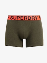 Superdry Green Boxers 3 Pack - Image 3 of 6