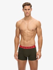 Superdry Green Boxers 3 Pack - Image 5 of 6