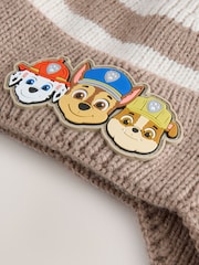 Cream/White Stripe Paw Patrol Ear Flap Pom Beanie Hat (1-6yrs) - Image 2 of 3