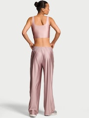 Victoria's Secret French Mauve Pink VSX GlossyTech™ Wide Leg Trousers - Image 2 of 2